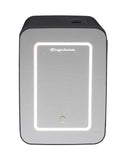 Frigidaire 15 Can/10 Liter Beauty Lighted Mirror Mini Personal Fridge Cooler, Black