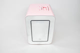 Frigidaire 15 Can/10 Liter Beauty Lighted Mirror Mini Personal Fridge Cooler, Pink