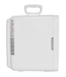 Frigidaire 15 Can/10 Liter Beauty Lighted Mirror Mini Personal Fridge Cooler, White