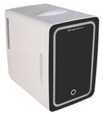 Frigidaire 15 Can/10 Liter Beauty Lighted Mirror Mini Personal Fridge Cooler, White