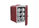 Frigidaire, 6 Can Mini Personal Fridge Cooler, Red