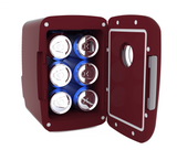 Frigidaire, 6 Can/4 Liter Mini Personal Fridge Cooler, With Bluetooth Speaker, Merlot