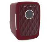 Frigidaire, 6 Can/4 Liter Mini Personal Fridge Cooler, With Bluetooth Speaker, Merlot