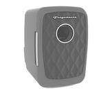 Frigidaire, 6 Can/4 Liter Mini Personal Fridge Cooler, With Bluetooth Speaker, Pewter