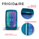 Frigidaire, 6 Can/4 Liter LED Light Up Mini Personal Fridge Cooler, Blue
