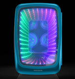 Frigidaire, 6 Can/4 Liter LED Light Up Mini Personal Fridge Cooler, Blue