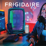 Frigidaire, 6 Can/4 Liter LED Light Up Mini Personal Fridge Cooler, Blue
