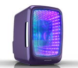 Frigidaire, 6 Can/4 Liter LED Light Up Mini Personal Fridge Cooler, Purple