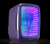 Frigidaire, 6 Can/4 Liter LED Light Up Mini Personal Fridge Cooler, Purple
