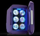 Frigidaire, 6 Can/4 Liter LED Light Up Mini Personal Fridge Cooler, Purple