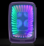 Frigidaire, 6 Can/4 Liter LED Light Up Mini Personal Fridge Cooler, Purple