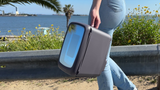 Frigidaire, 6 Can/4 Liter LED Light Up Mini Personal Fridge Cooler, Black