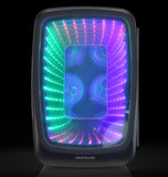 Frigidaire, 6 Can/4 Liter LED Light Up Mini Personal Fridge Cooler, Black