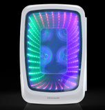 Frigidaire, 6 Can/4 Liter LED Light Up Mini Personal Fridge Cooler, White