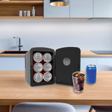 Frigidaire, 9 Can/6 Liter Mini Personal Fridge Cooler, Black Crocodile