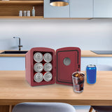 Frigidaire, 9 Can/6 Liter Mini Personal Fridge Cooler, Red Crocodile