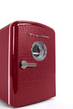 Frigidaire 9 Can/6 Liter Mini Personal Fridge Cooler, Red Crocodile