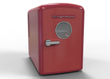 Frigidaire 9 Can/6 Liter Mini Personal Fridge Cooler, Red Crocodile