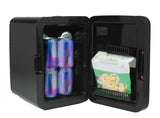 Frigidaire, 15 Can/10 Liter Mini Personal Fridge Cooler, Black Stainless Steel