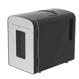 Frigidaire, 9 Can Retro Mini Personal Fridge Cooler, Stainless Steel