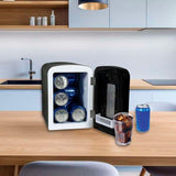 Frigidaire, 9 Can Retro Mini Personal Fridge Cooler, Stainless Steel