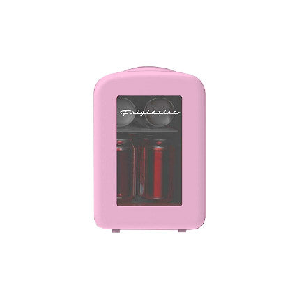 Frigidaire, 6 Can/4 Liter Mini Personal Fridge Cooler, Pink