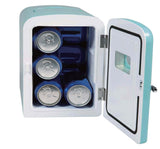 Frigidaire, 9 Can/5 Liter Mini Personal Fridge Cooler, Blue
