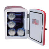 Frigidaire, 9 Can/5 Liter Mini Personal Fridge Cooler, Red
