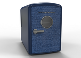 Frigidaire, 9 Can/6 Liter Mini Personal Fridge Cooler, Denim Door, Indigo