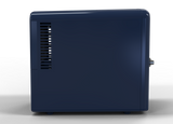 Frigidaire, 9 Can/6 Liter Mini Personal Fridge Cooler, Denim Door, Indigo