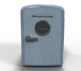 Frigidaire, 9 Can/6 Liter Mini Personal Fridge Cooler, Denim Door, Light Blue