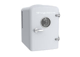 Frigidaire, 6 Can/4 Liter Mini Retro Personal Fridge, White