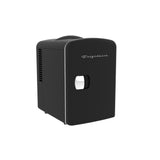 Frigidaire 6 +1 Can Mini Personal Fridge Cooler With Cooling Can Holder On Top, Black