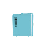 Frigidaire 6 +1 Can Mini Personal Fridge Cooler With Cooling Can Holder On Top, Blue