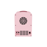 Frigidaire 6 +1 Can Mini Personal Fridge Cooler With Cooling Can Holder On Top, Pink