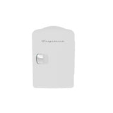 Frigidaire 6 +1 Can Mini Personal Fridge Cooler With Cooling Can Holder On Top, White