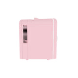 Frigidaire 6 +1 Can Mini Personal Fridge Cooler With Cooling Can Holder On Top, Pink