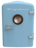 Frigidaire 6 Can/4 Liter Mini Personal Fridge Cooler With Bluetooth® Speaker, Blue