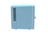 Frigidaire 6 Can/4 Liter Mini Personal Fridge Cooler With Bluetooth® Speaker, Blue