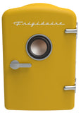 Frigidaire 6 Can/4 Liter Mini Personal Fridge Cooler With Bluetooth® Speaker, Yellow