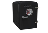 Frigidaire, 9 Can/6 Liter Mini Retro Personal Fridge, BLACK