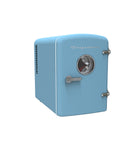 Frigidaire, 9 Can/6 Liter Mini Retro Personal Fridge, Blue