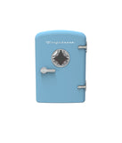 Frigidaire, 9 Can/6 Liter Mini Retro Personal Fridge, Blue