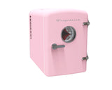 Frigidaire, 9 Can/6 Liter Mini Retro Personal Fridge, PINK