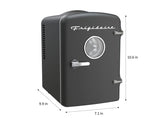 Frigidaire, 6 Can/4 Liter Mini Personal Fridge Cooler, Black
