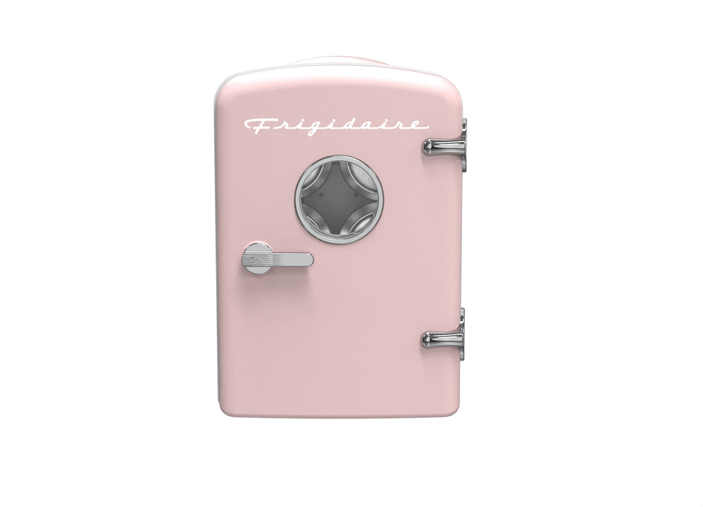 Frigidaire, 6 Can/4 Liter Mini Personal Fridge Cooler, Pink