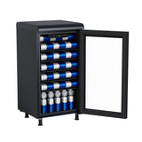 Frigidaire, 117 Can/27 Bottle Retro, Retro Wine/Beverage Center, Built-in Bar Top, Black