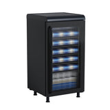 Frigidaire, 117 Can/27 Bottle Retro, Retro Wine/Beverage Center, Built-in Bar Top, Black