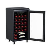 Frigidaire, 117 Can/27 Bottle Retro, Retro Wine/Beverage Center, Built-in Bar Top, Black