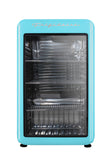 Frigidaire, 3.3 Cu. Ft. Retro Refrigerator, Glass Door, Blue